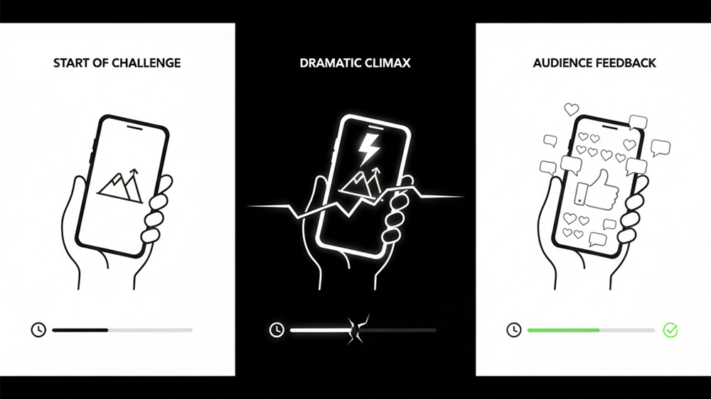 استوری‌بورد بصری از روایت‌پردازی و داستان‌گویی در اینستاگرام برای جذب ویو